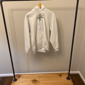 Grey Sweatshirt- chameleon printed